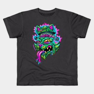 Frankenstein cat Kids T-Shirt